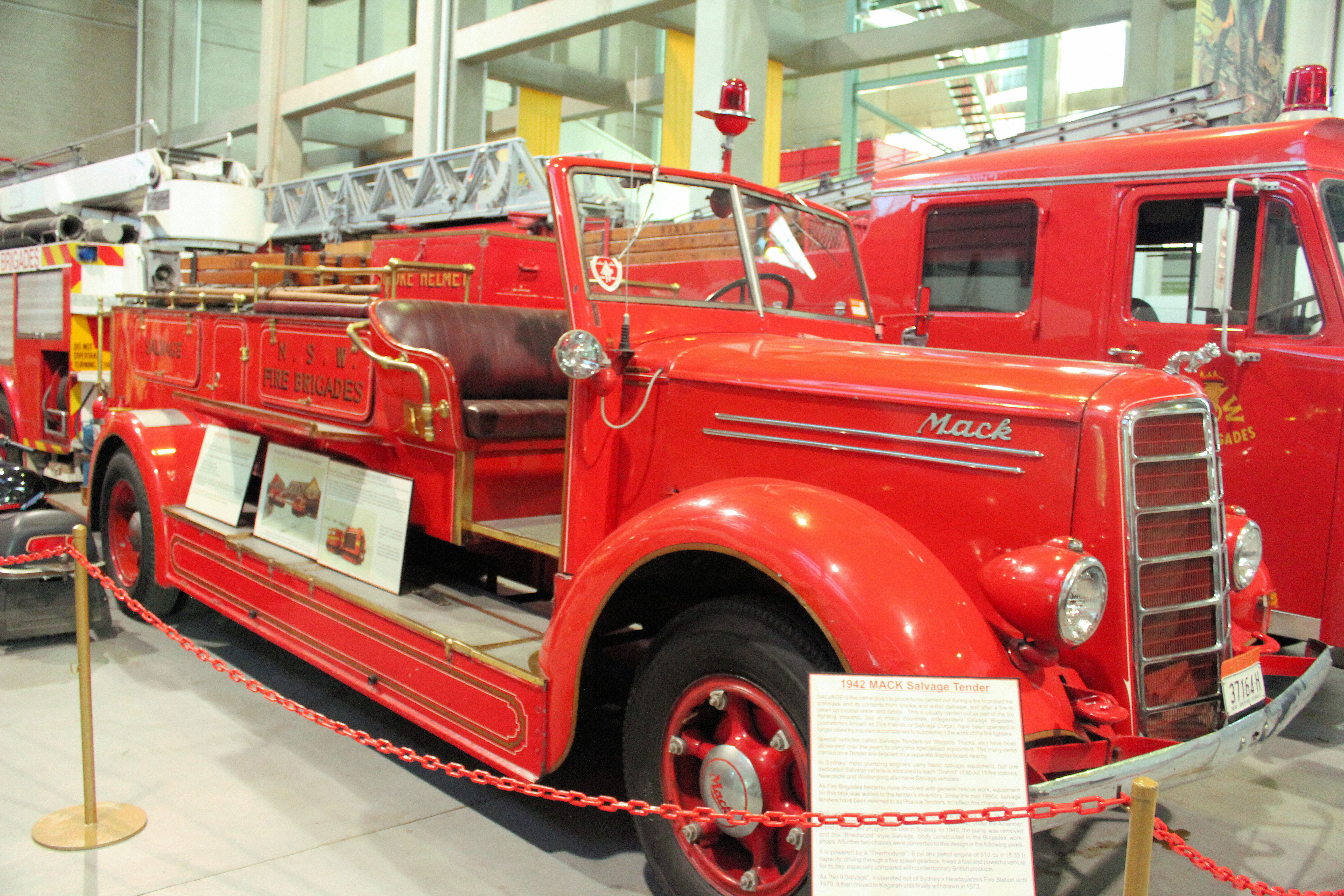 1942 Mack Salvage Tender Museum of Fire Penrith Fire Engine www.destinationsjourney.com