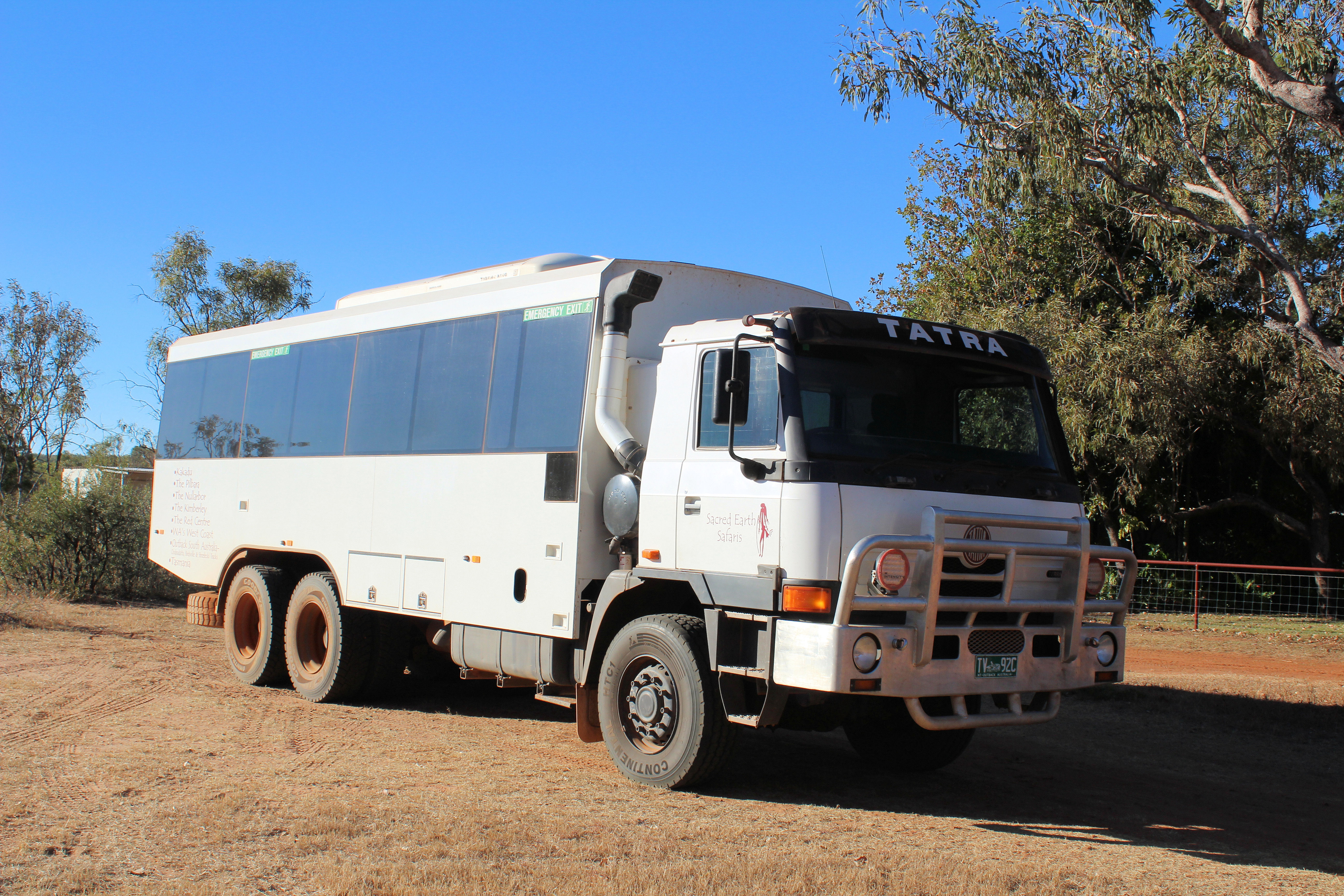 Sacred Earth Safaris Tatra Bus Road Trips www.destinationsjourney.com Four Wheel Drive Kimberley Safari Road Trip