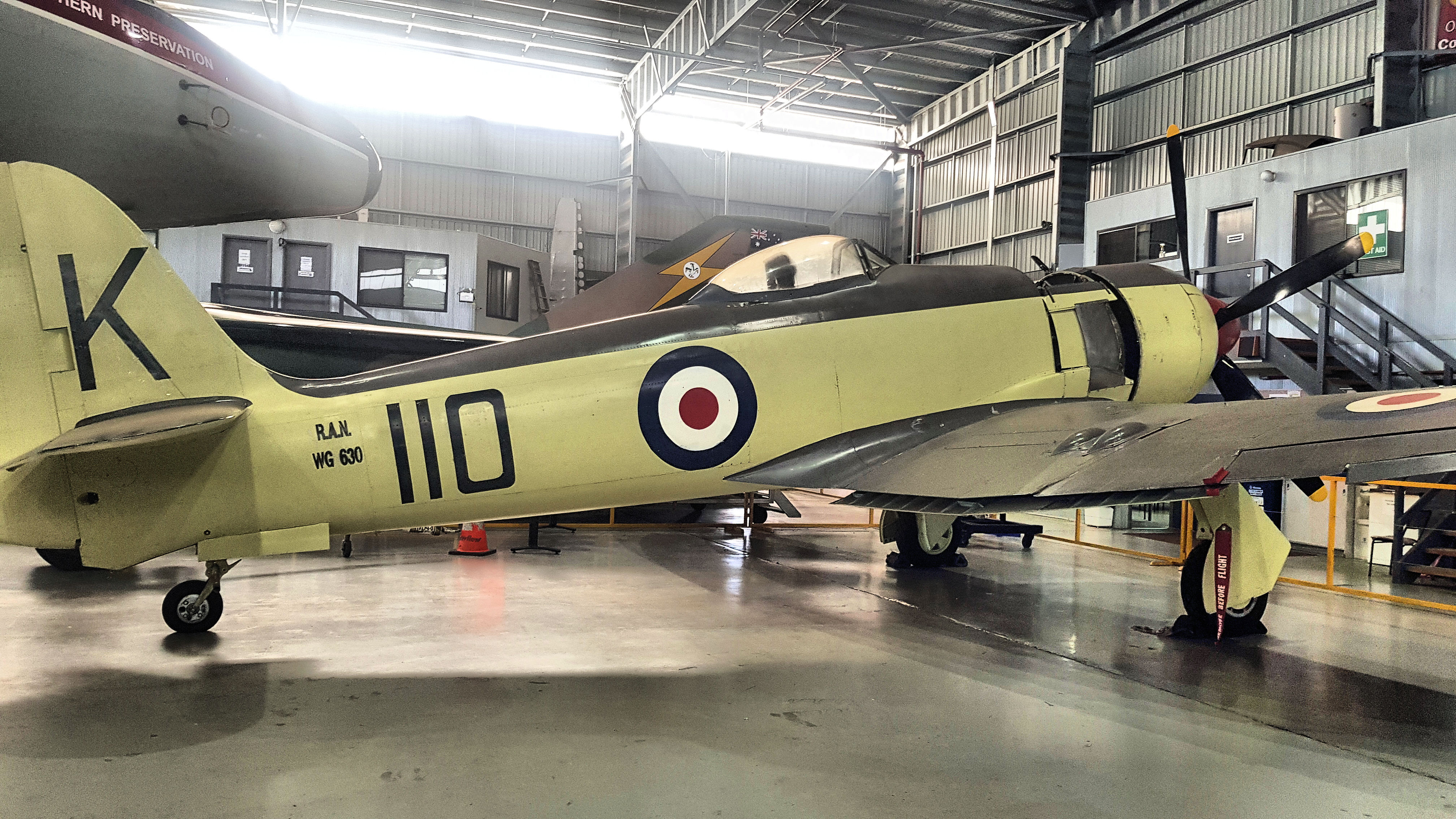 Hawker Sea Fury FB.II WG630 of the Royal Australian Navy at HARS Aviation Museum