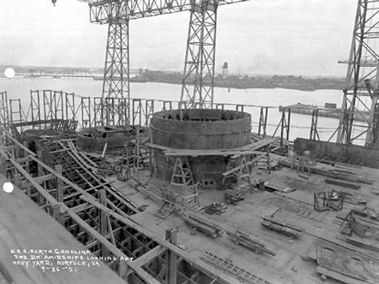 USS South Dakota BB-49 - Destination's Journey