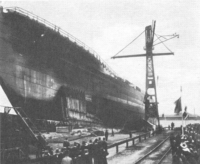 SMS Graf Spee Launch 15 Sep 1917