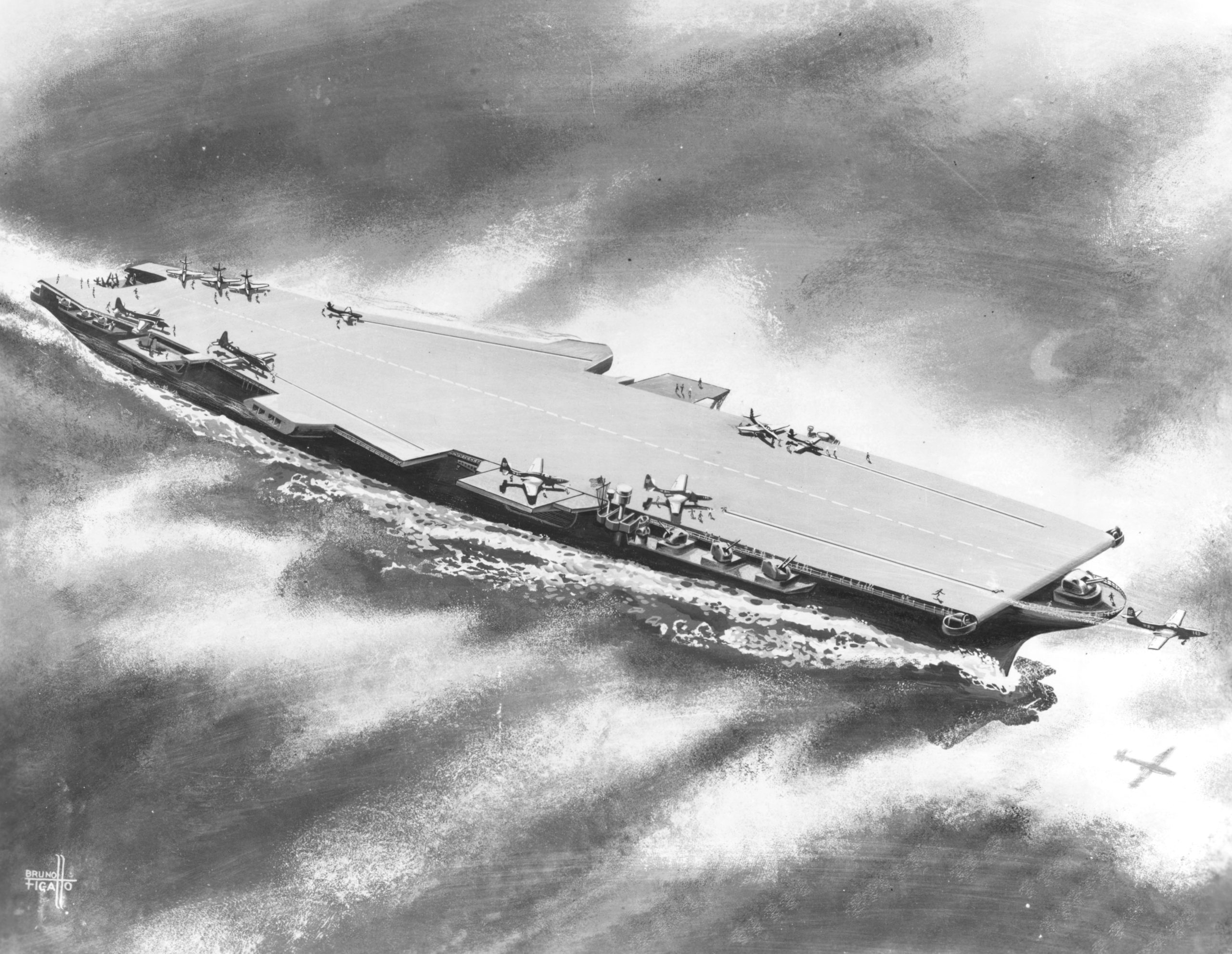 Artist's rendering of the proposed USS United States
