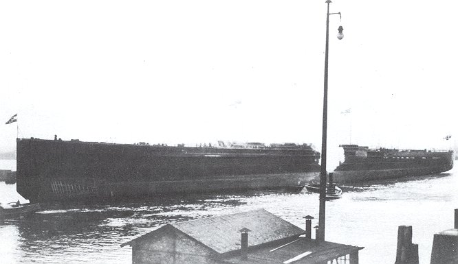 SMS Mackensen Being Launched 17 April 1917