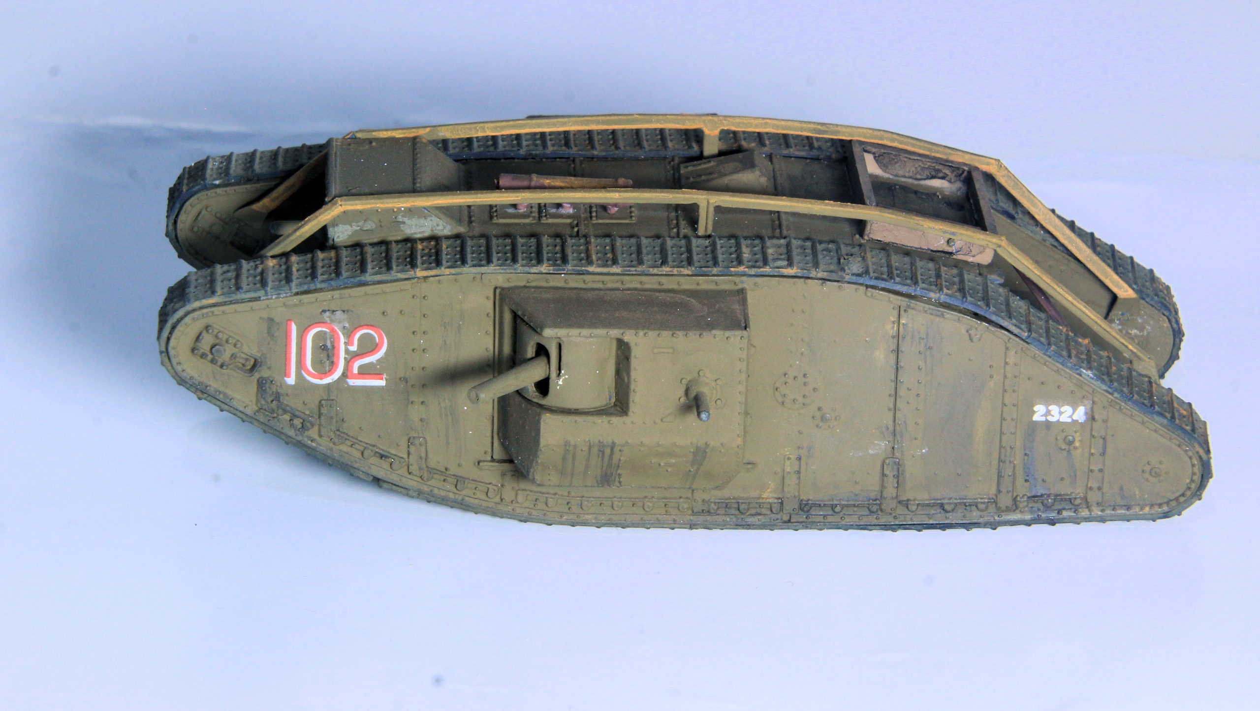 British WW1 Heavy Tank Mk IV Scale Models Destination's Journey