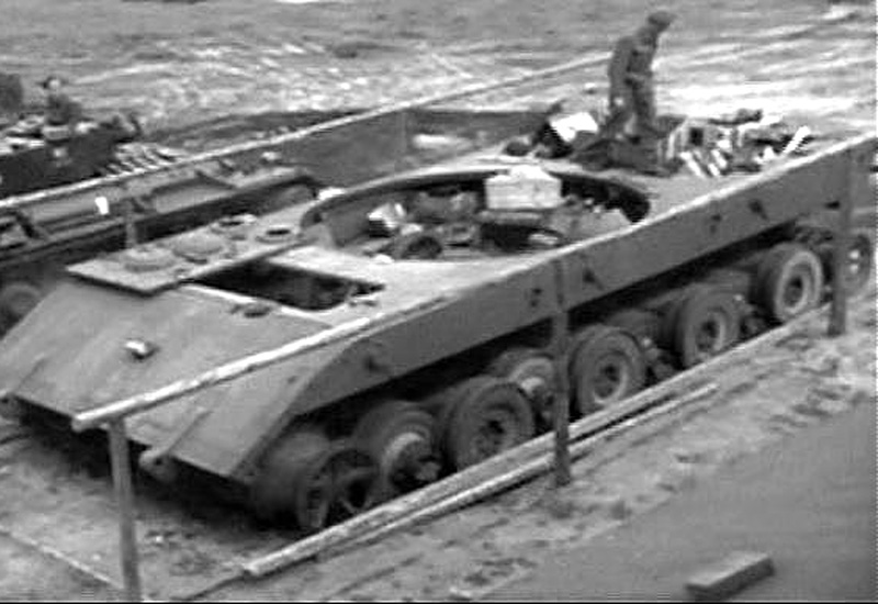Partially Completed Chassis Panzerkampfwagen E-100