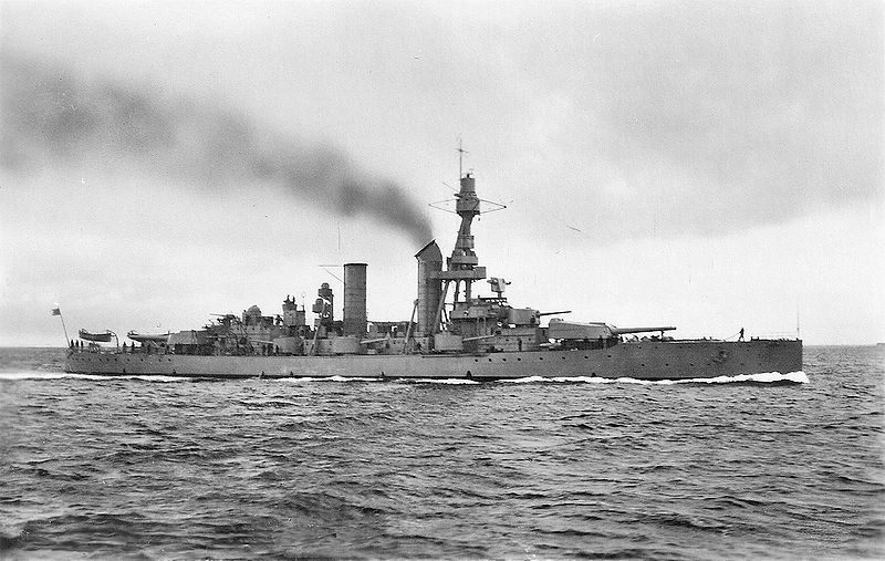 HSwMS Drottning Victoria After 1931 - Note Funnel Shape has Changed