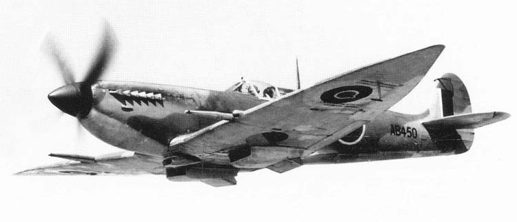 Spitfire AB450 The Mk VII Prototype Converted from a V