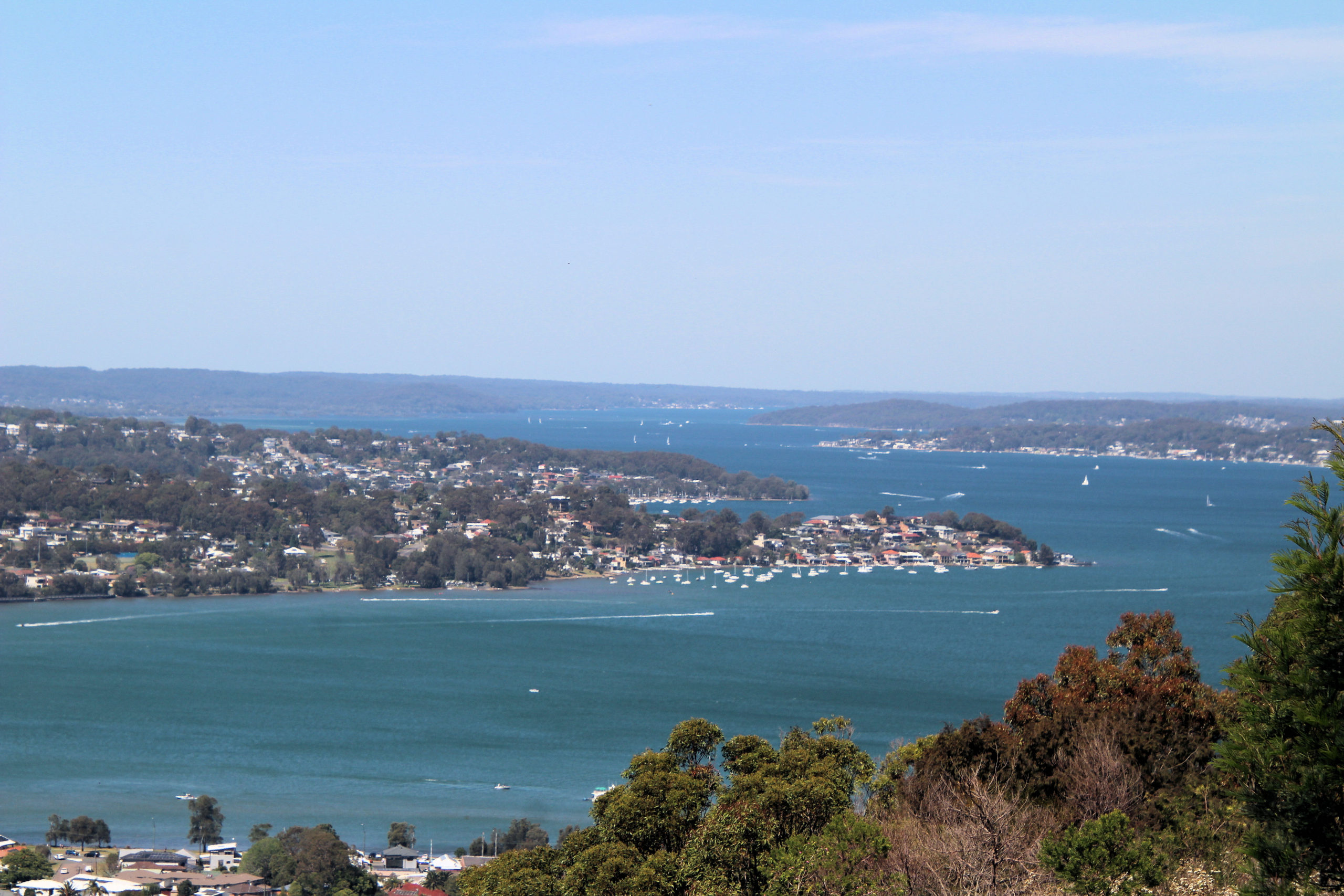 Lake Macquarie From Munibung Hill