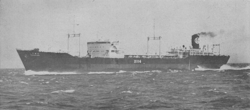 Chigusa Maru Post War as a Tanker