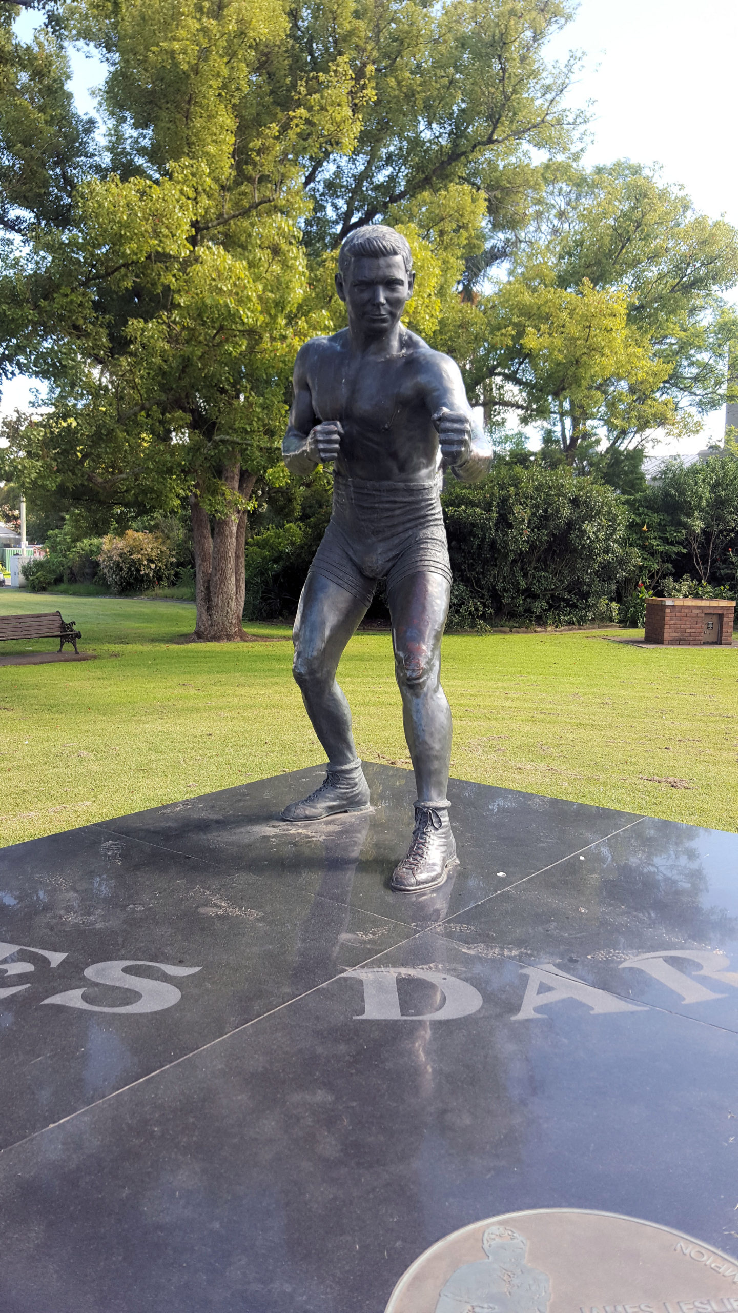 Les Darcy Monument Australian Boxer