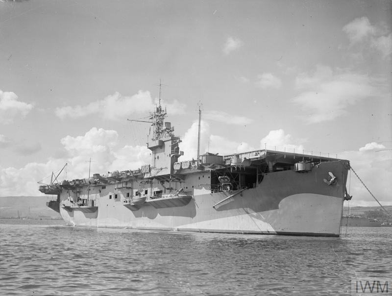 HMS Attacker July 1943 at Greenock