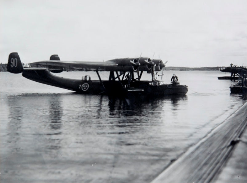 Dornier Do 24T in Swedish Markings Via Creative Commons CC-by Flygvapenmuseum/Lars Ekelund