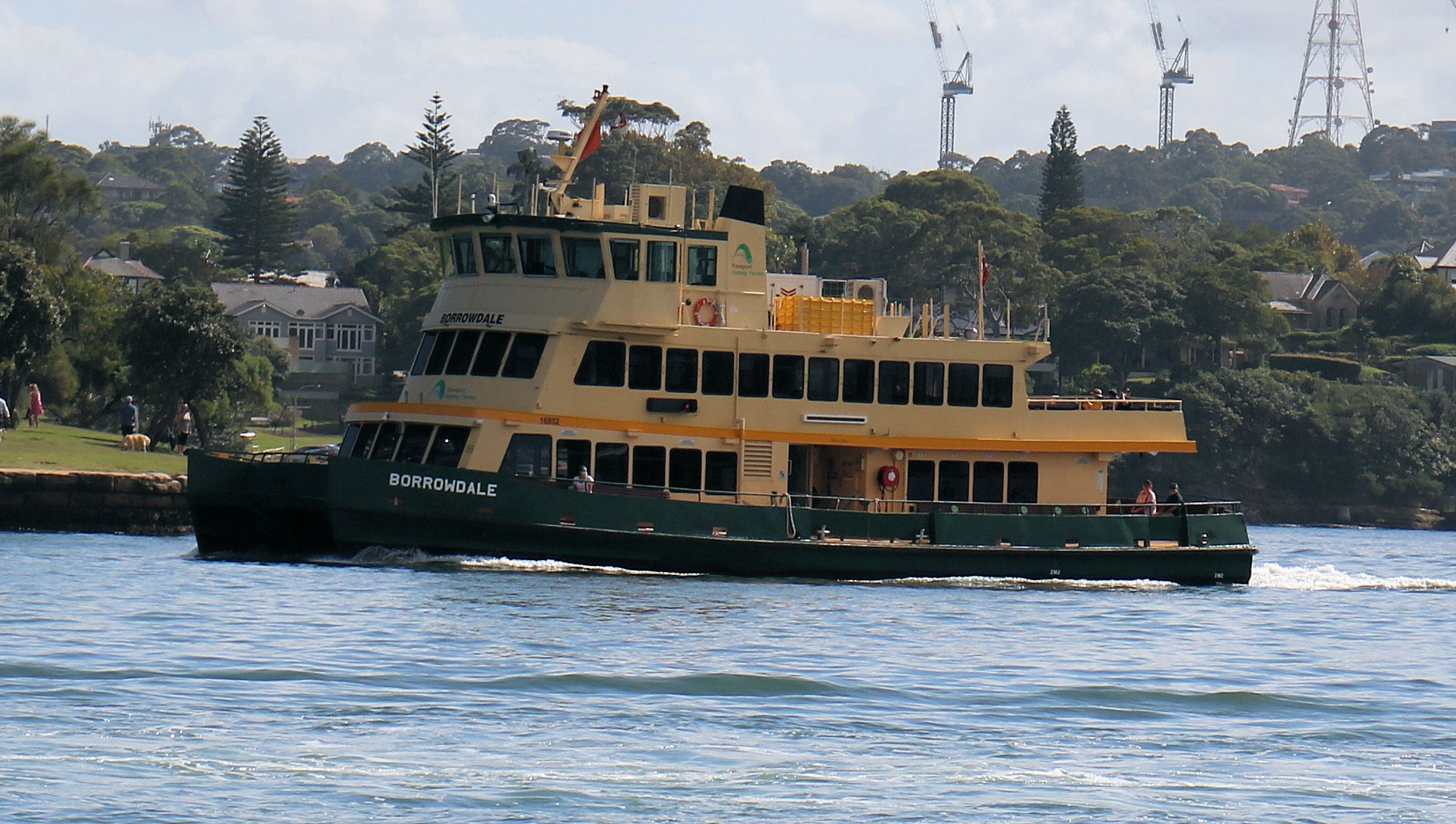 Sydney Ferry Borrowdale Destination's Journey