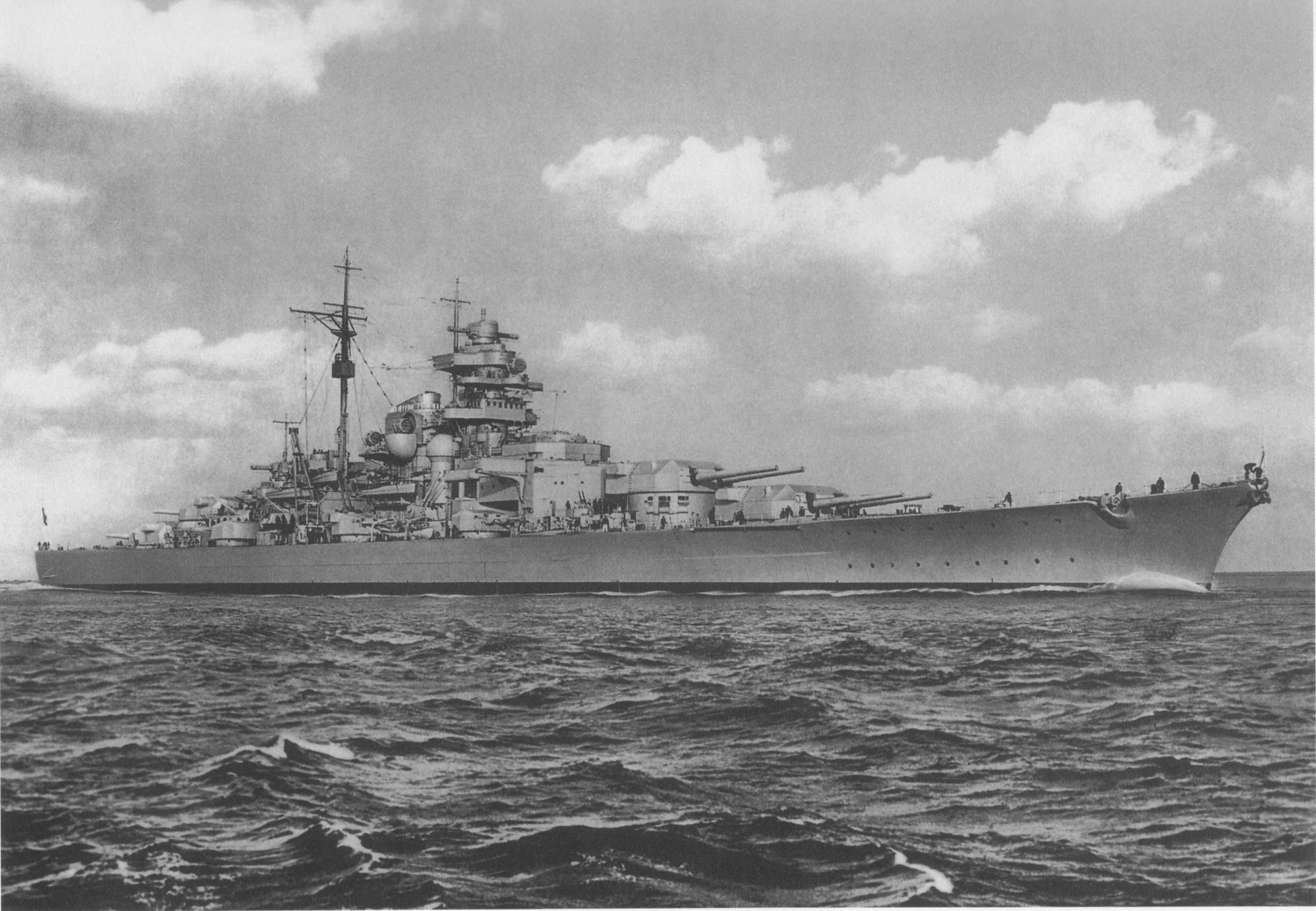 German Battleship Bismarck Destination's Journey
