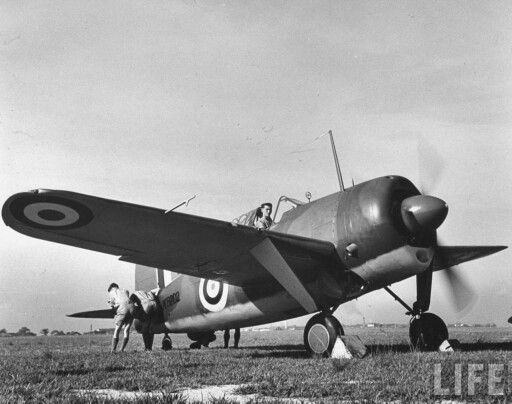 Brewster Buffalo of 453 Sqn RAAF in Singapore in 1941