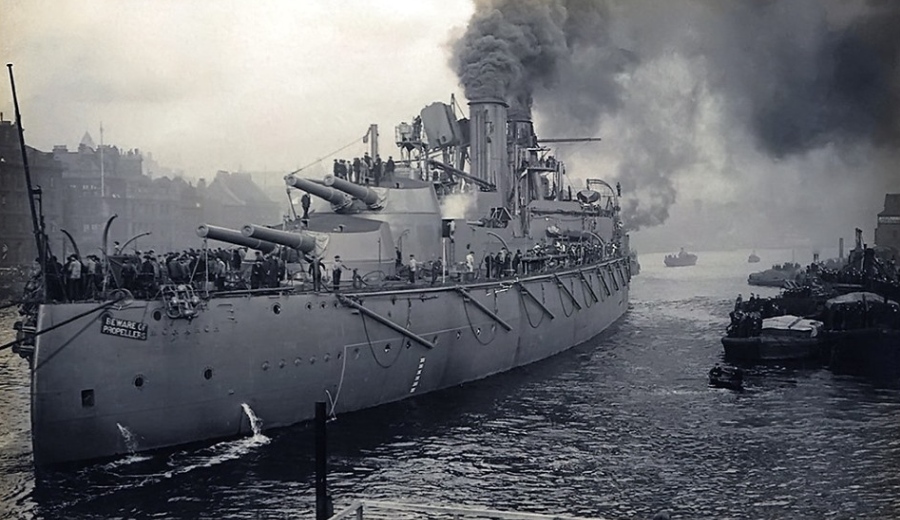 British Royal Navy Battleship HMS Monarch