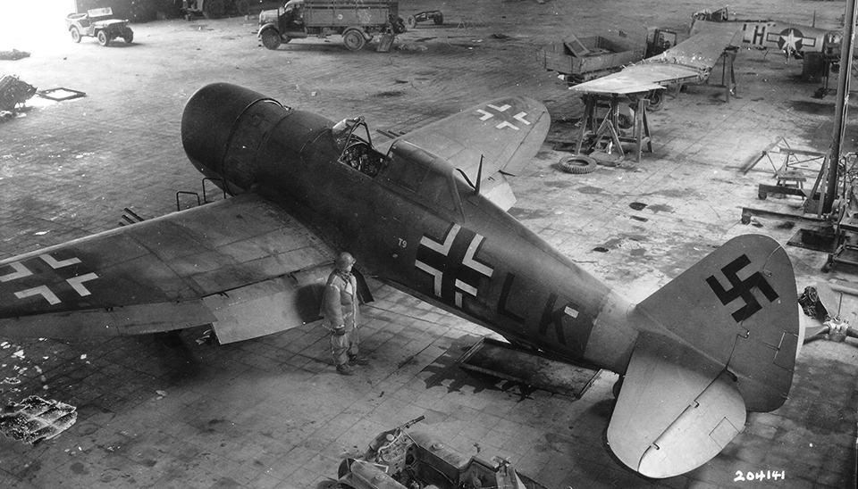 Republic P-47 Thunderbolt at an airfield near Goettingen, Germany