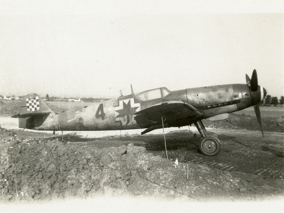Croatian Messerschmitt Bf 109G-14/AS Black 4