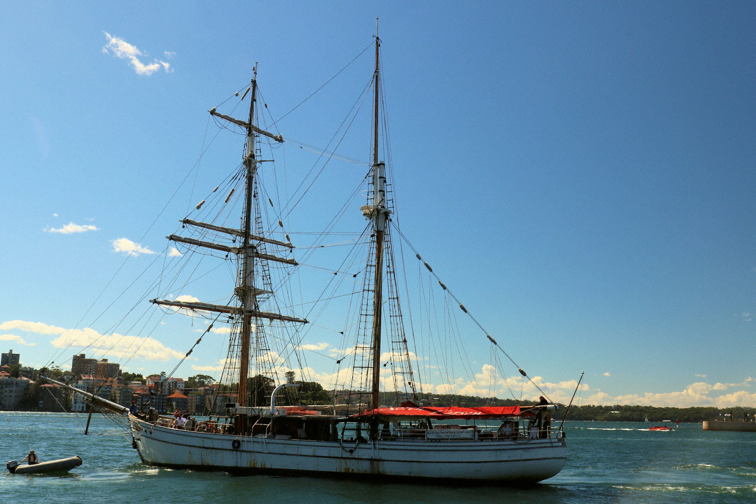 Tall Ship Soren Larsen on Sydney Harbour