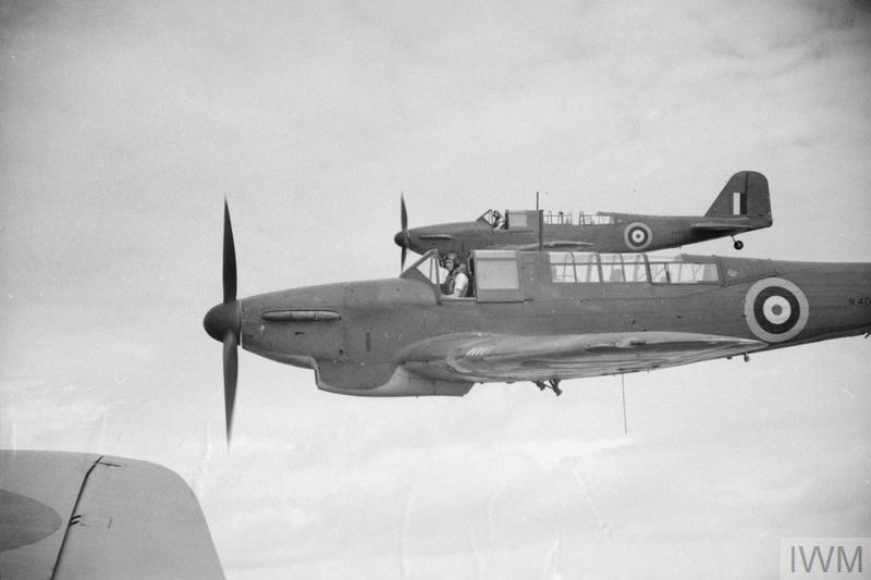Fairey Fulmars of 807 Squadron from HMS Ark Royal April 1941