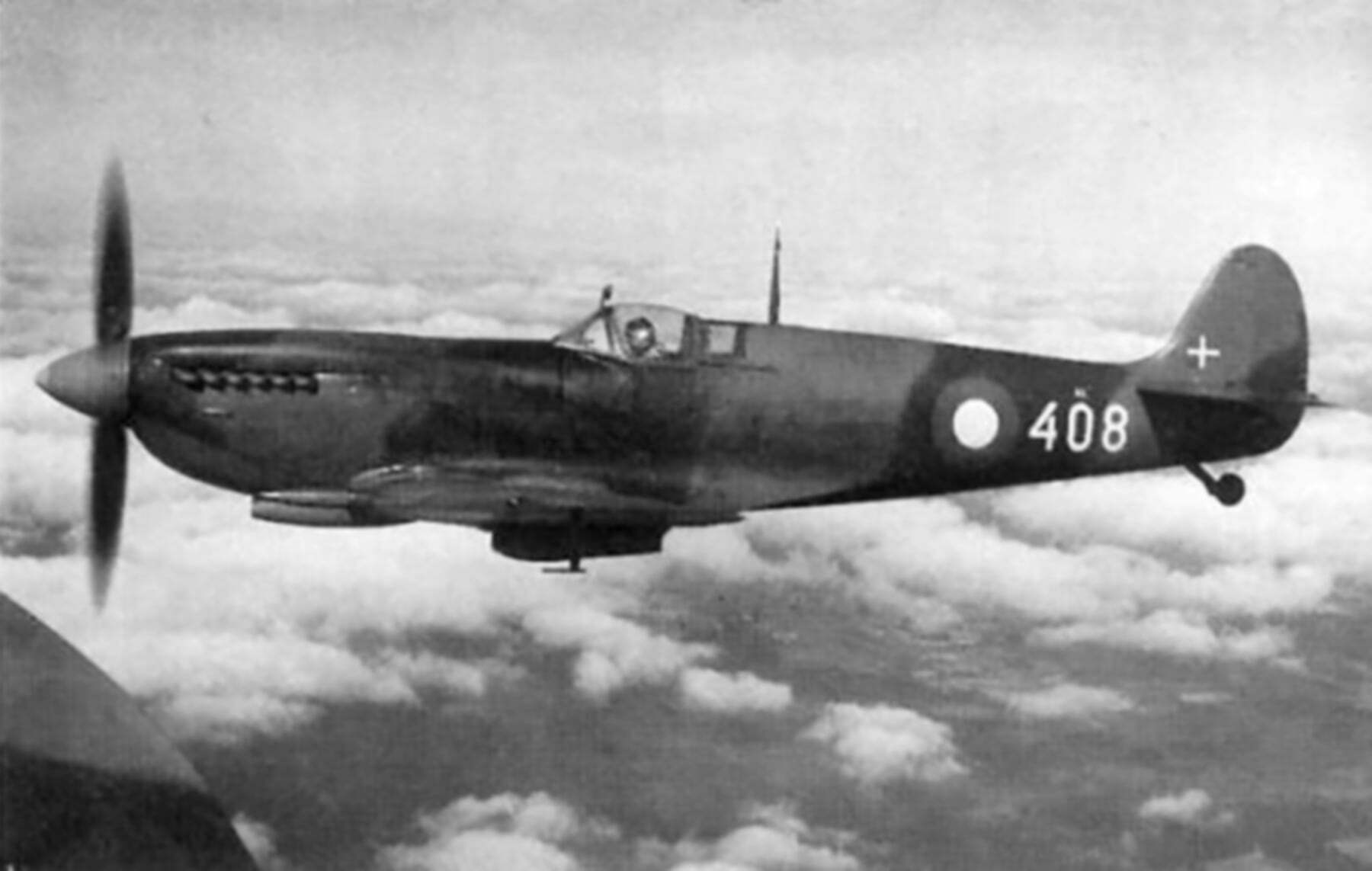 Supermarine Spitfire HF Mk IX Royal Danish Air Force 408 Denmark 1947