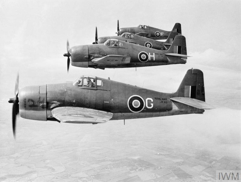 Grumman Hellcats of Dutch Manned 1840 Sqn 23 June 1944