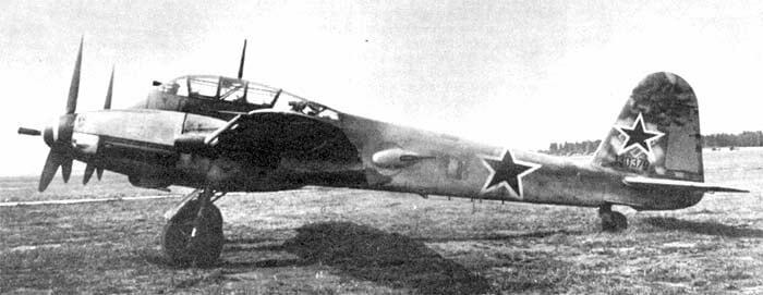 Messerschmitt Me 410 B-2/U4 WNr 130739 of II./ZG 26 in Soviet markings
