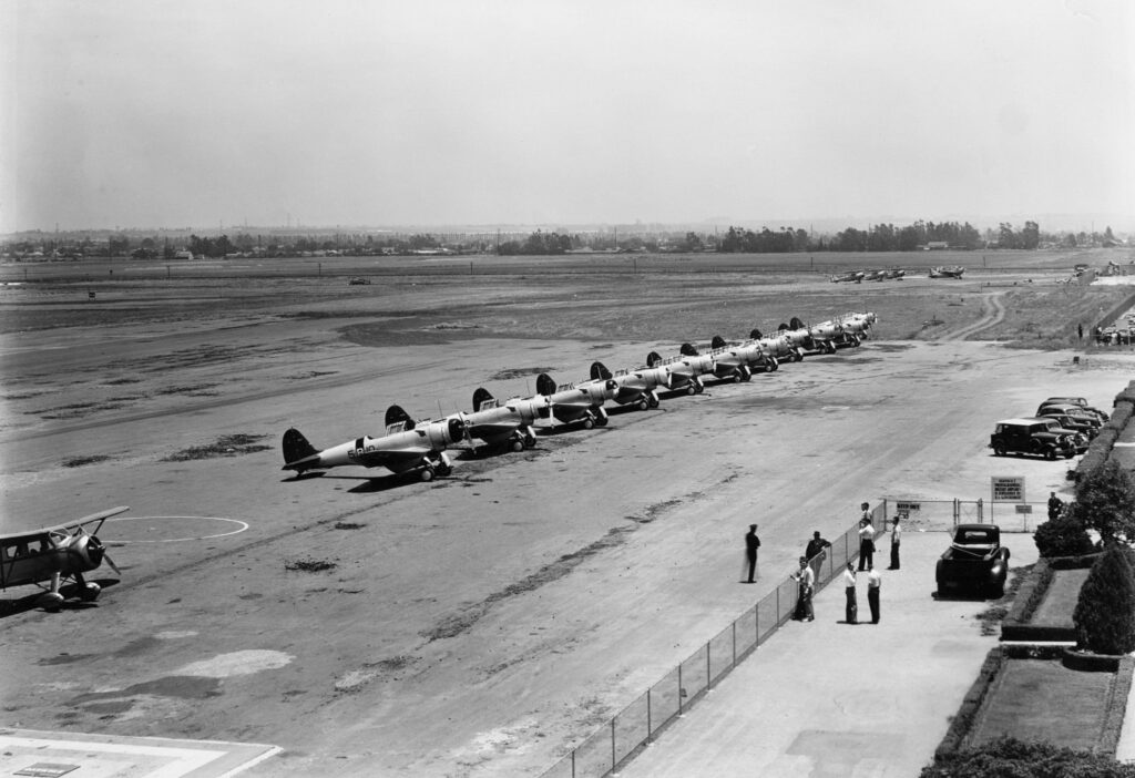 U.S. Navy Northrop BT-1 dive bombers of VB-5