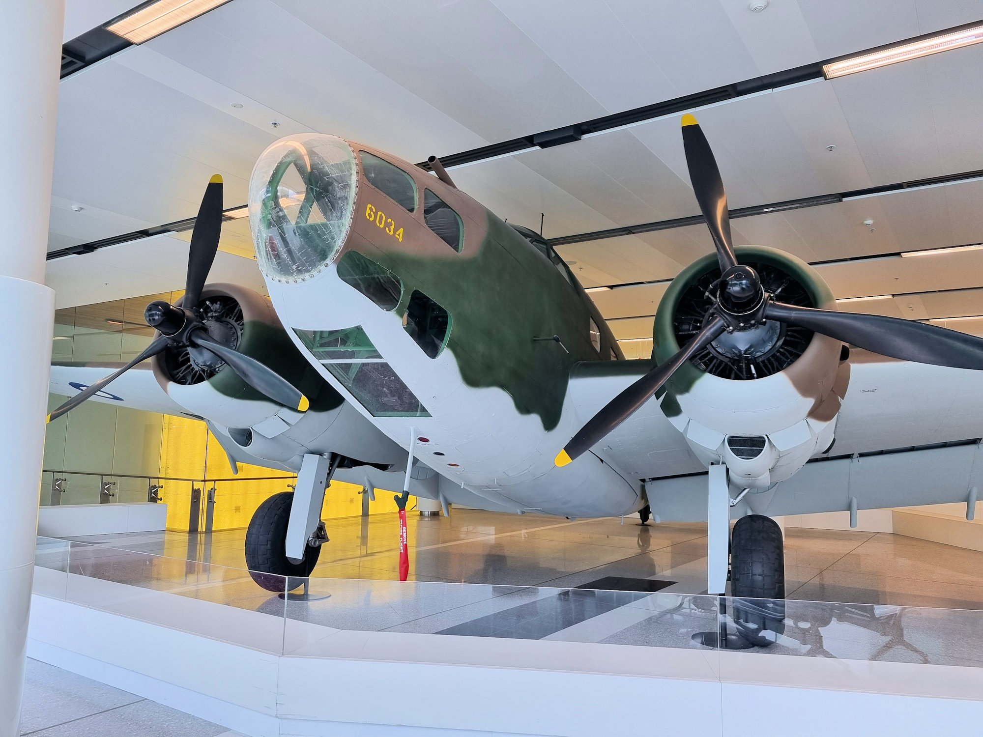Canberra Airport Hudson Bomber