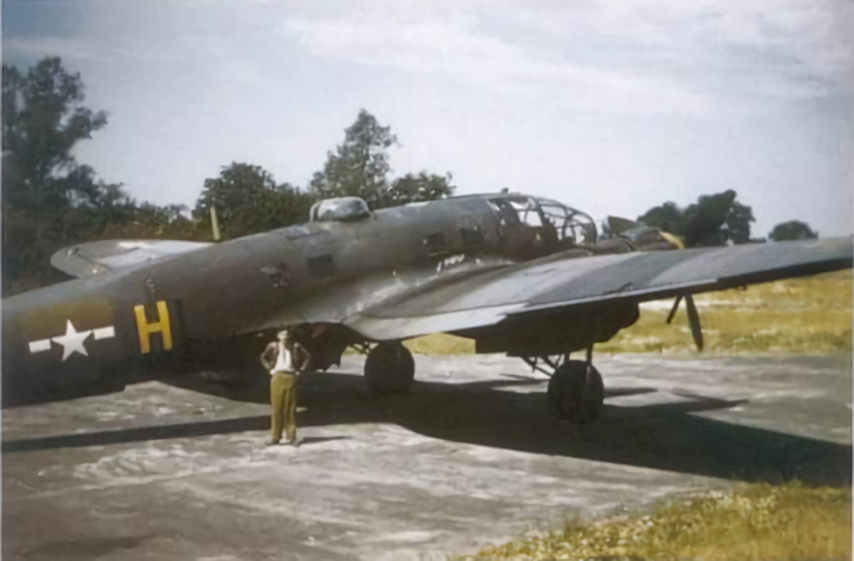 Heinkel He 111 H-21 in USAAF markings
