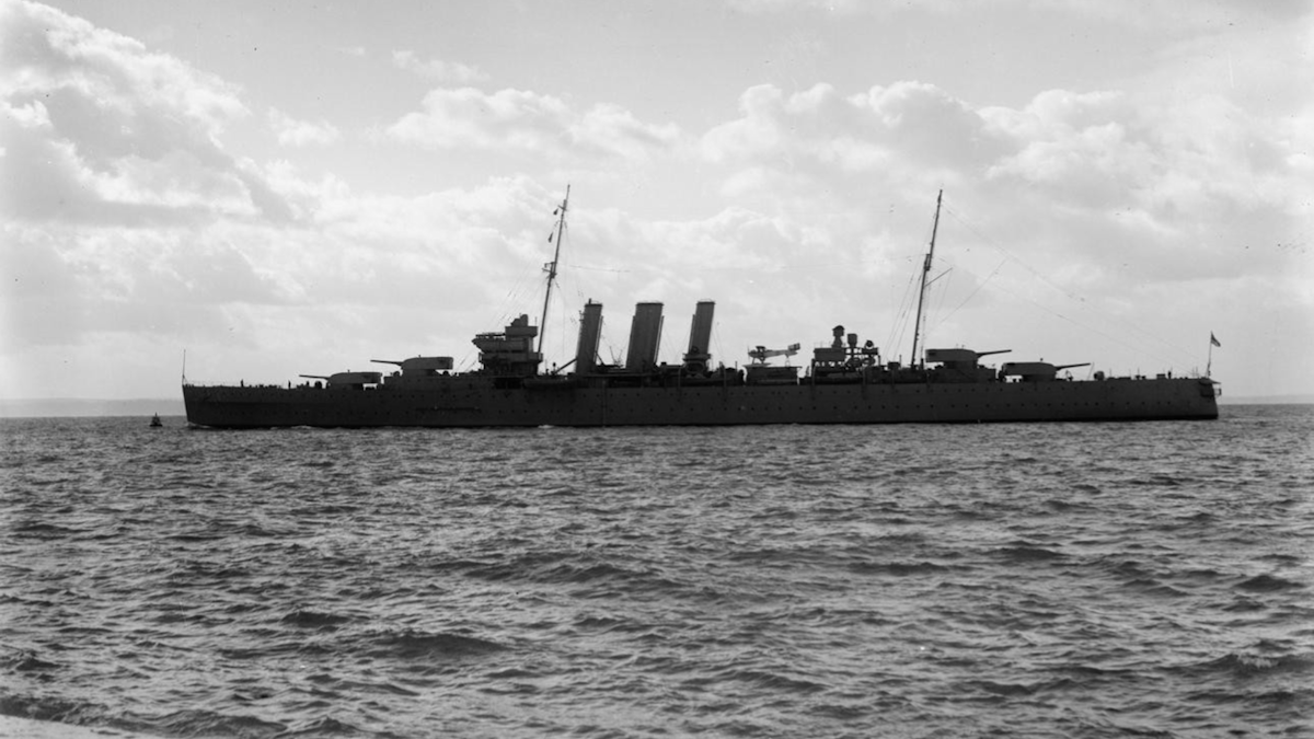 British Heavy Cruiser HMS Dorsetshire