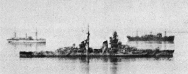 Fiume, before her loss at Matapan, and the only one that shows her camouflage scheme