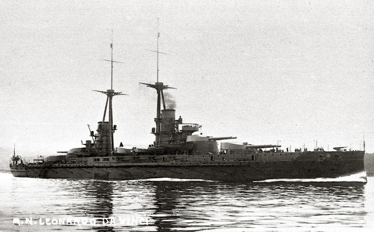 Italian Battleship Leonardo Da Vinci
