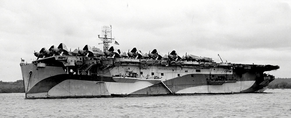 USS Altamaha (CVE-18) in the New Hebrides, September 1944