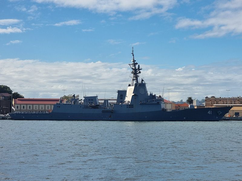 HMAS Brisbane (DDG 41) in Sydney 15 June 2025