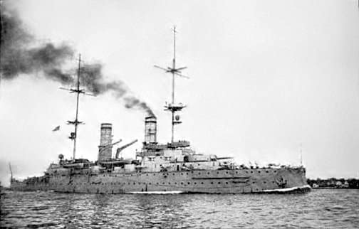 German Pre-Dreadnought Battleship SMS Kaiser Barbarossa