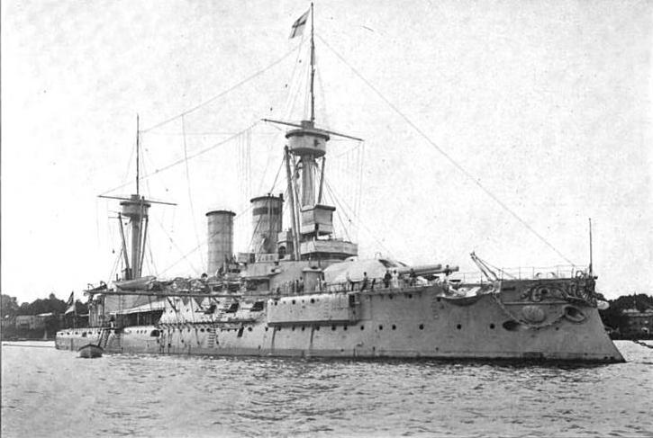 German Pre-Dreadnought Battleship SMS Kurfürst Friedrich Wilhelm