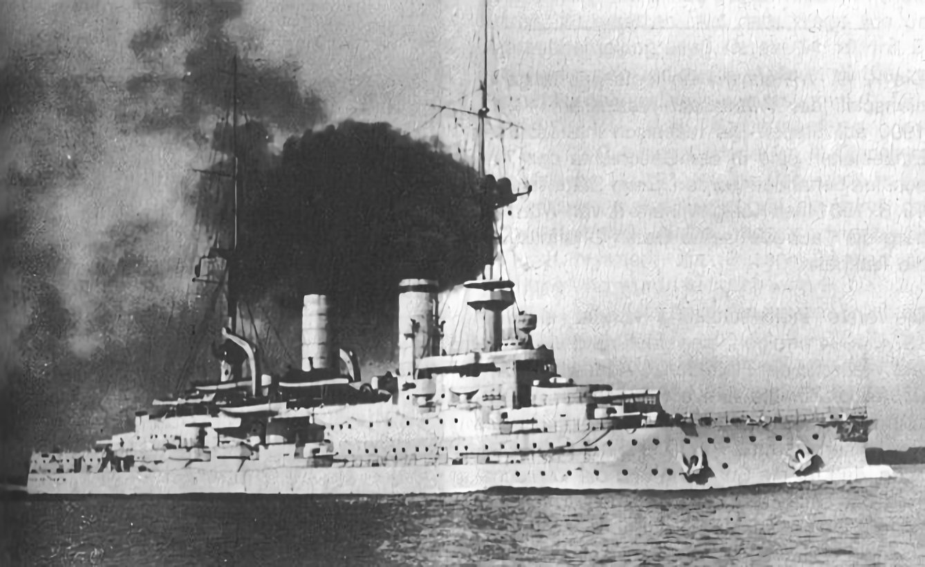 German Pre-Dreadnought Battleship Schwaben