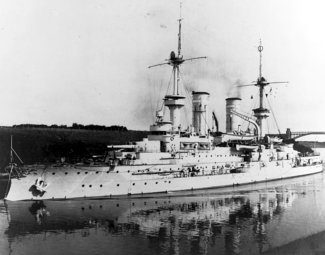German Pre-Dreadnought Battleship Wettin