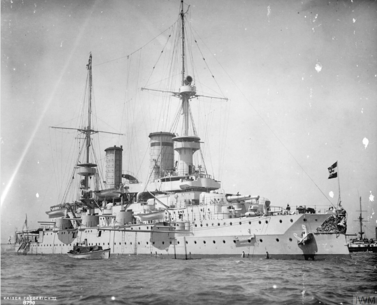 German Pre-Dreadnought Battleship SMS Kaiser Friedrich III