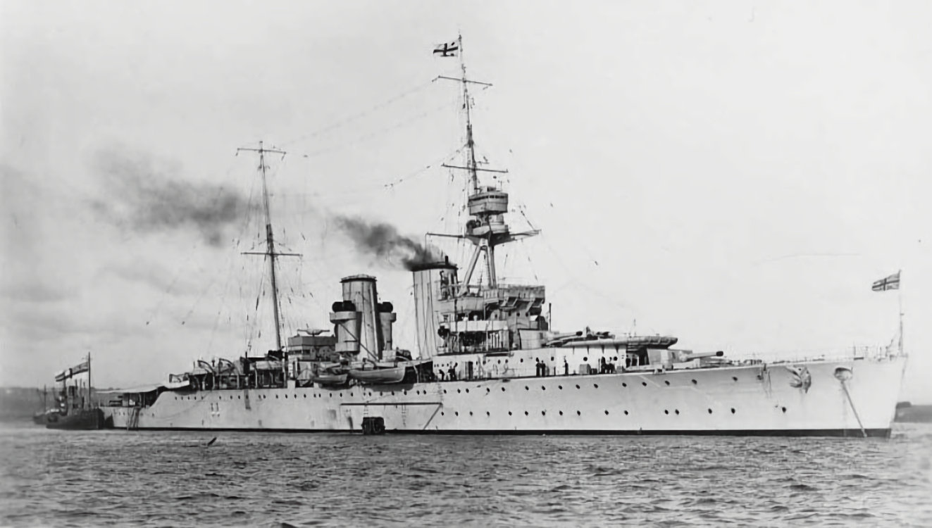 British Heavy Cruiser HMS Frobisher