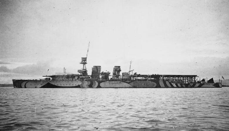 British Heavy Cruiser HMS Vindictive