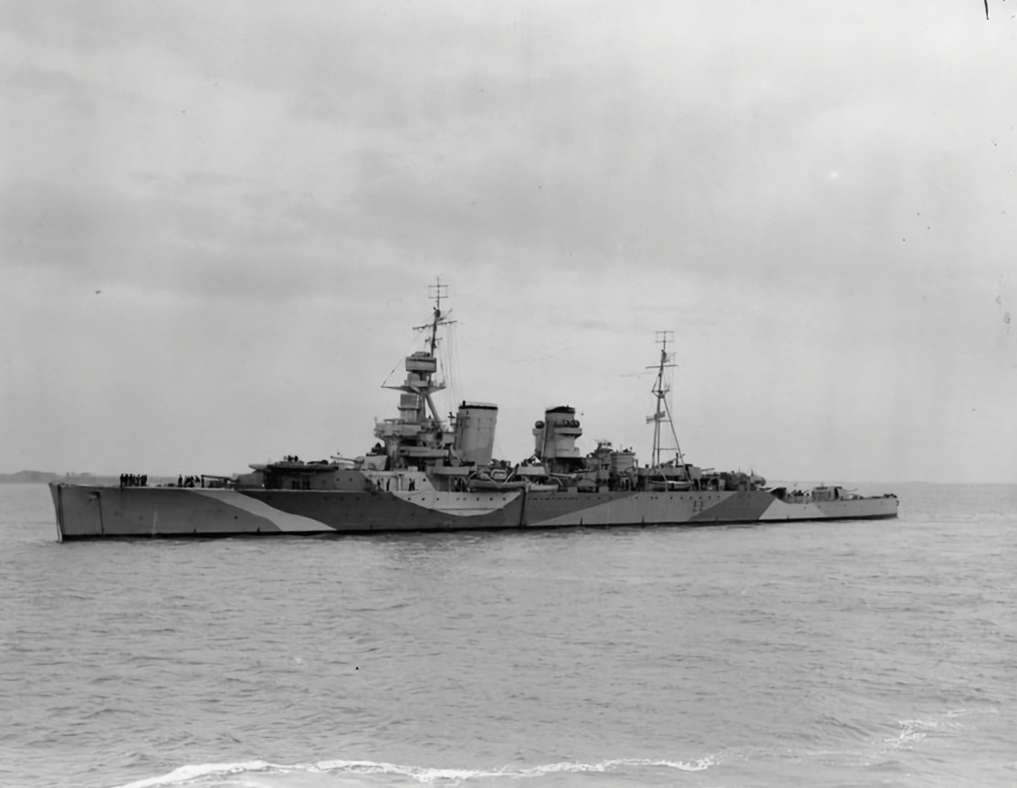 British Heavy Cruiser HMS Hawkins