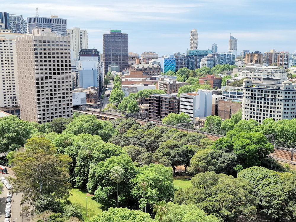 Looking across Sydney