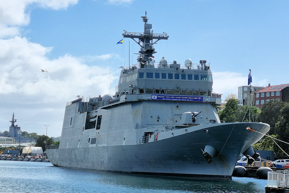 ROKS Hansando Korean Training Ship 23 October 2025 in Sydney