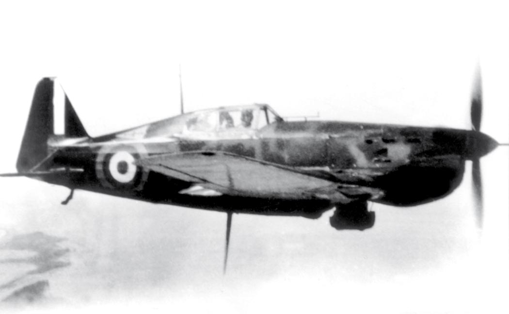RAF-marked Morane Saulner M.S.406C is either AX674 or AX675, in service with Free French Flight No 2 in Egypt during August 1940