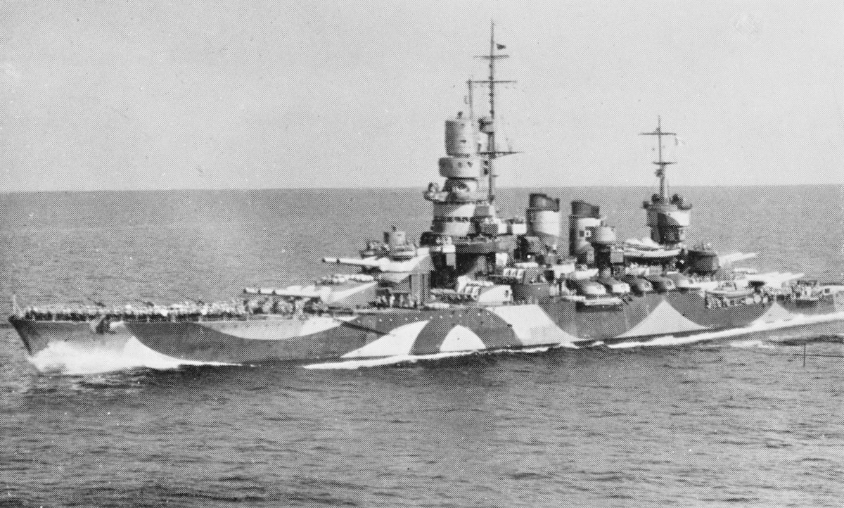 Andrea Doria bound for Malta on 9 September 1943