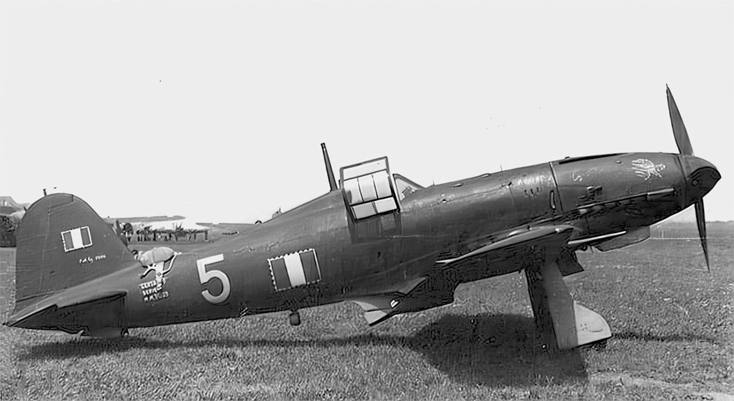 Fiat G.55 in ANR markings