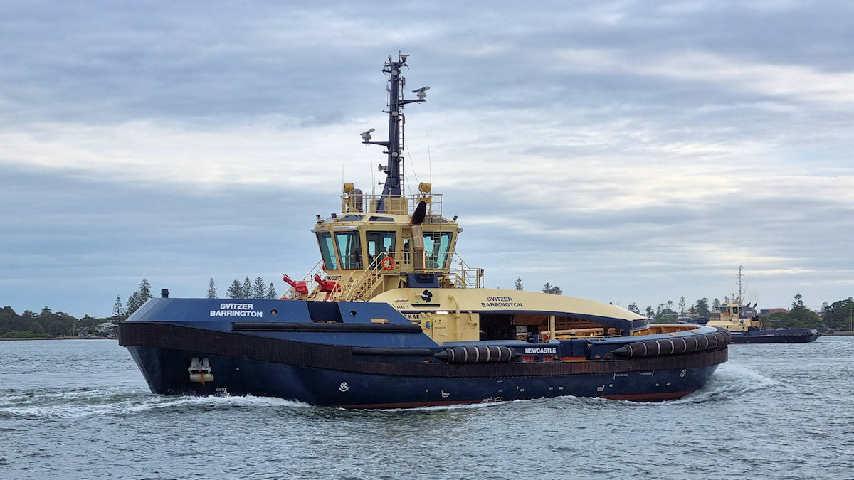 Svitzer Barrington Tug Boat on Newcastle Harbour 15 Feb 2026