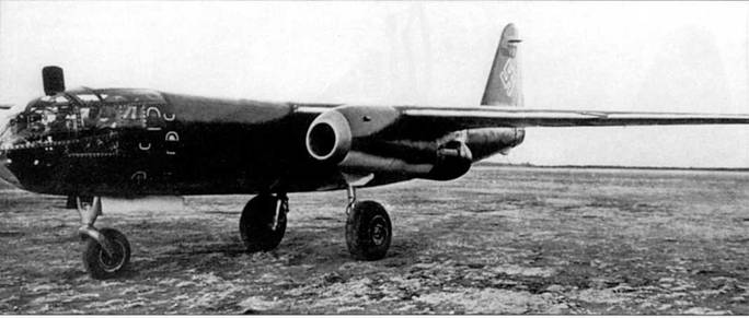 Arado Ar 234 V17 with two BMW 003A engines